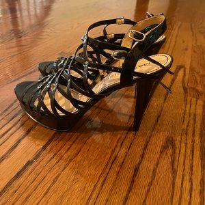 Marc Fisher Black platform sandals